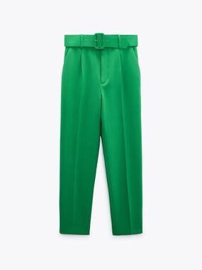 Zara Green Dress Pants